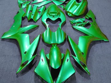 Einfarbig Grün 2004-2006 R1 Motorrad Verkleidung