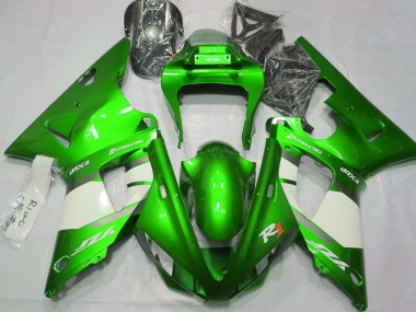 Elektrisches Grün & Weiß 2000-2001 R1 Motorrad Verkleidung