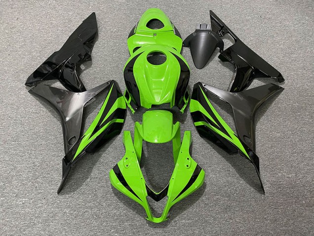 Elektrisches Grün OEM Stil & Grau 2007-2008 CBR600RR Motorrad Verkleidung