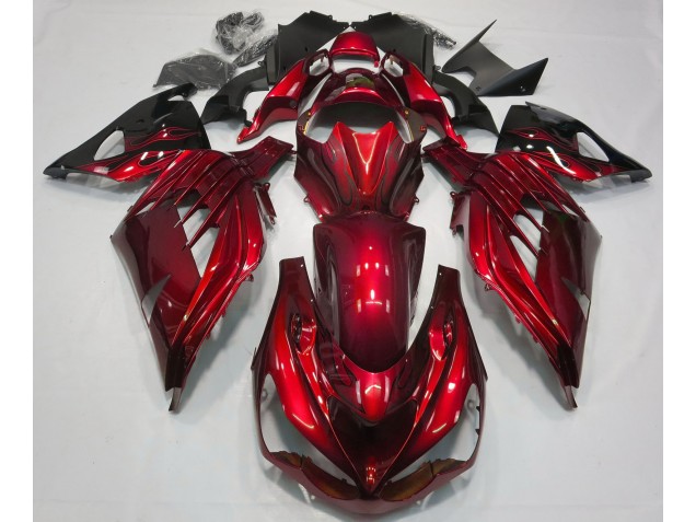 Feuerrot Glänzend 2012-2021 ZX14R Motorrad Verkleidung