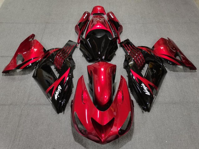 Feuerrot & Schwarz 2006-2011 ZX14R Motorrad Verkleidung