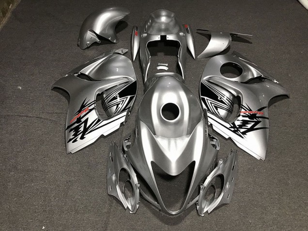 Flüssiges Silber & Rot 2008-2020 GSXR 1300 Motorrad Verkleidung