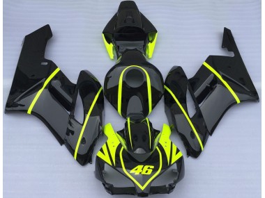 Ganz In Schwarz & High Viz 46 2004-2005 CBR1000RR Motorrad Verkleidung