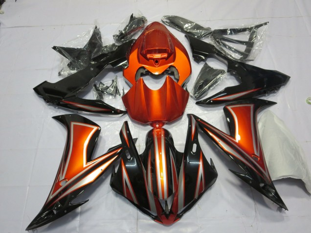 Gebranntes Orange 2004-2006 R1 Motorrad Verkleidung