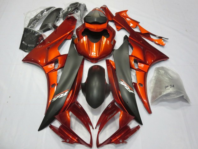 Gebranntes Orange 2006-2007 R6 Motorrad Verkleidung