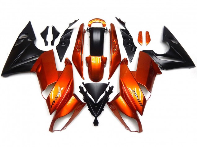 Gebranntes Orange 2009-2011 Ninja 650R Motorrad Verkleidung