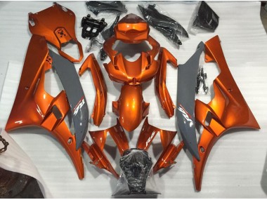 Gebranntes Orange & Nardo 2006-2007 R6 Motorrad Verkleidung