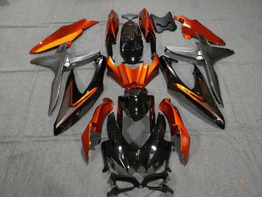 Gebranntes Orange OEM Stil 2008-2010 GSXR 600-750 Motorrad Verkleidung
