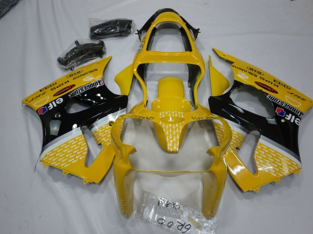 Gelb Elf 2000-2002 ZX6R Motorrad Verkleidung