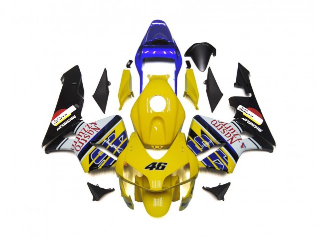 Gelb Nastro Azzurro 46 2003-2004 CBR600RR Motorrad Verkleidung