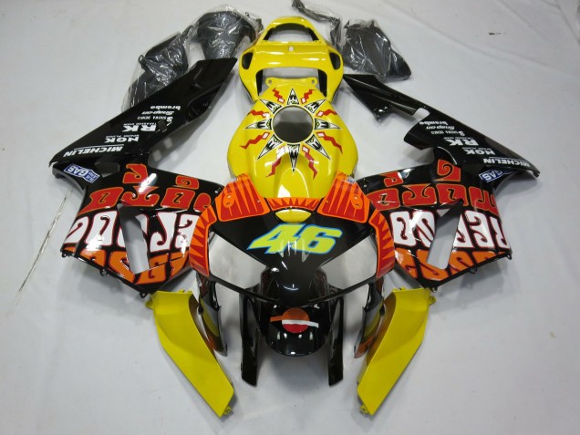 Gelb Rossi 2005-2006 CBR600RR Motorrad Verkleidung