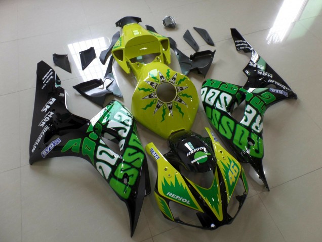 Gelb Rossi 2006-2007 CBR1000RR Motorrad Verkleidung