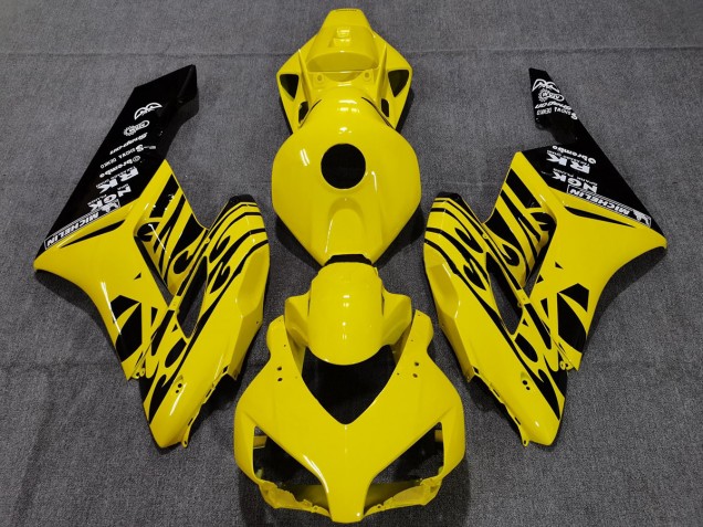 Gelb Schwarz Flamme 2004-2005 CBR1000RR Motorrad Verkleidung