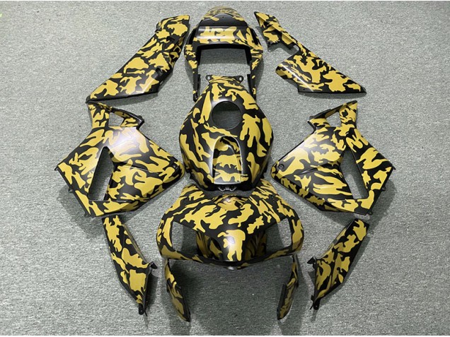 Gelb Tarnung 2003-2004 CBR600RR Motorrad Verkleidung