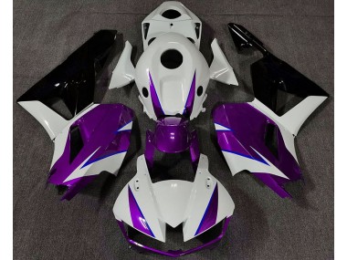 Glanz Lila Weiß & Blau 2013-2023 CBR600RR Motorrad Verkleidung
