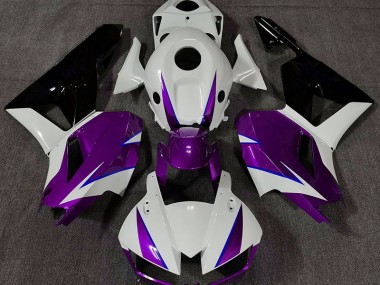 Glanz Lila Weiß & Blau 2013-2023 CBR600RR Motorrad Verkleidung