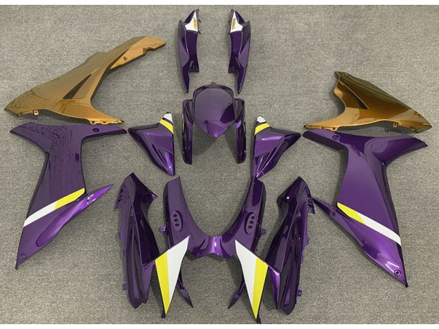 Glanz Lila & Gold 2011-2024 GSXR 600-750 Motorrad Verkleidung Glanz Lila & Gold 2011-2024 GSXR 600-750 Motorrad Verkleidung
