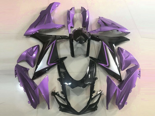 Glanz Lila Kanten 2011-2024 GSXR 600-750 Motorrad Verkleidung