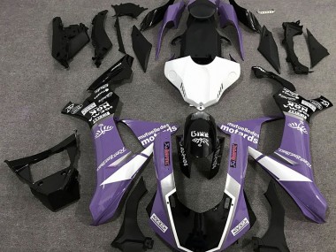 Glanz Lila Logo-Stil 2015-2019 R1 Motorrad Verkleidung