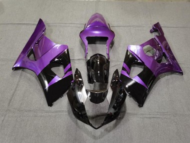 Glanz Lila & Schwarz 2003-2004 GSXR 1000 Motorrad Verkleidung