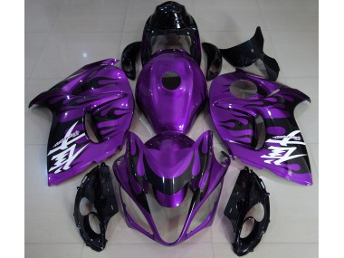 Glanz Lila & Schwarz 2008-2020 GSXR 1300 Motorrad Verkleidung
