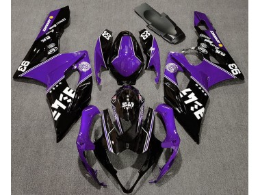 Glanz Lila & Schwarz Benutzerdefiniert 2005-2006 GSXR 1000 Motorrad Verkleidung