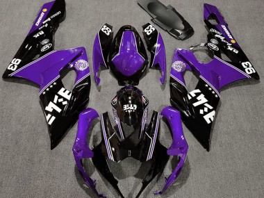 Glanz Lila & Schwarz Benutzerdefiniert 2005-2006 GSXR 1000 Motorrad Verkleidung
