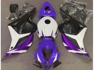 Glanz Lila Weiß & Violett 2009-2012 CBR600RR Motorrad Verkleidung