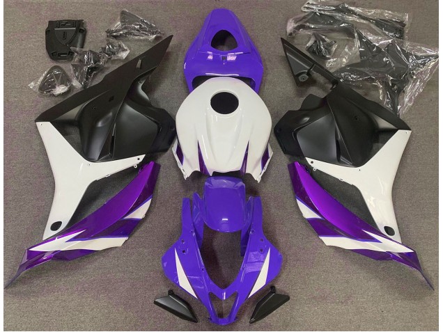 Glanz Lila Weiß & Violett 2009-2012 CBR600RR Motorrad Verkleidung