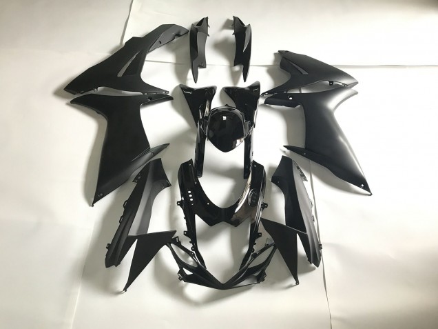 Glanz & Matt Schwarz 2011-2024 GSXR 600-750 Motorrad Verkleidung