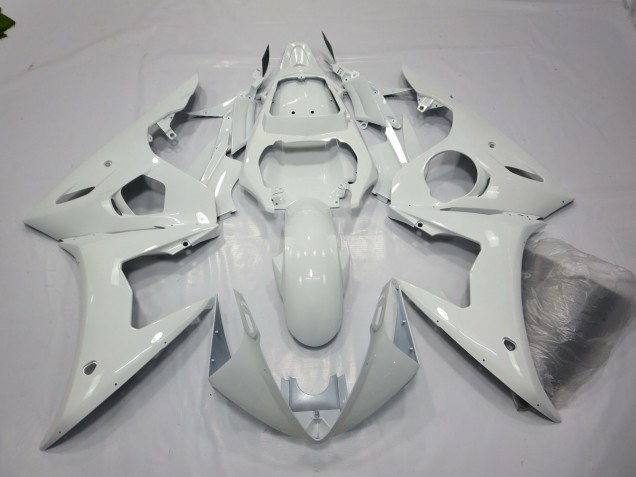 Glänzend Weiß 2005 R6 Motorrad Verkleidung Glänzend Weiß 2005 R6 Motorrad Verkleidung