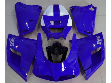 Glänzend Blau 1993-2005 Ducati 996 748 916 998 Motorrad Verkleidung