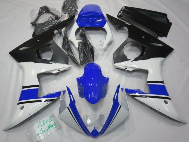 Glänzend Weiß & Blau 2003-2004 R6 Motorrad Verkleidung