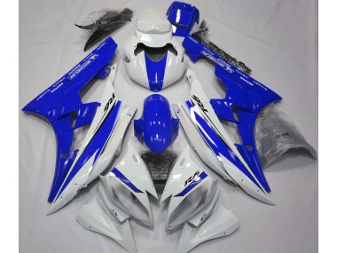 Glänzend Weiß & Blau 2006-2007 R6 Motorrad Verkleidung