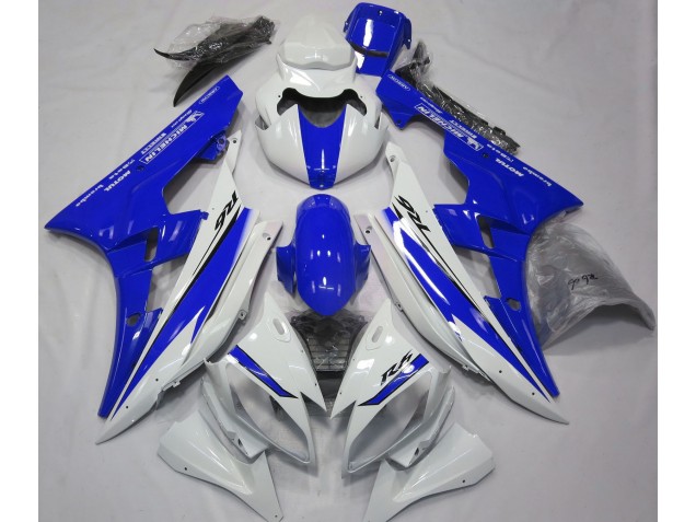 Glänzend Weiß & Blau 2006-2007 R6 Motorrad Verkleidung