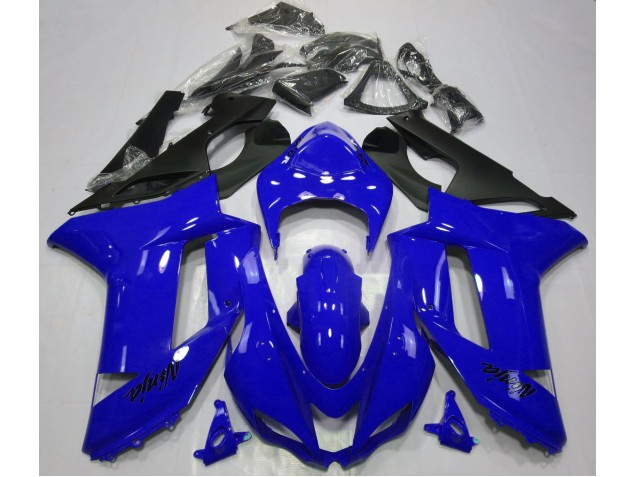 Glänzend Blau 2007-2008 ZX6R Motorrad Verkleidung Glänzend Blau 2007-2008 ZX6R Motorrad Verkleidung