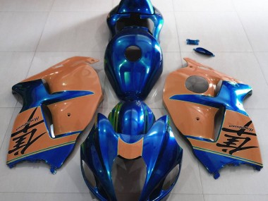Glänzend Blau & Braun 1997-2007 GSXR 1300 Motorrad Verkleidung