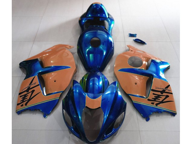 Glänzend Blau & Braun 1997-2007 GSXR 1300 Motorrad Verkleidung