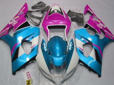 Glänzend Blau & Matt Schwarz 2003-2004 GSXR 1000 Motorrad Verkleidung