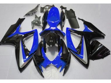 Glänzend Blau Ohne Abzeichen 2006-2007 GSXR 600-750 Motorrad Verkleidung