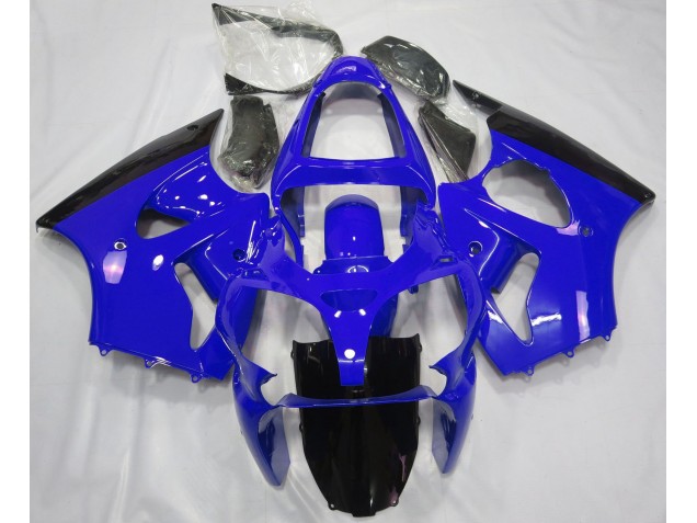 Glänzend Blau & Schwarz 2000-2002 ZX6R Motorrad Verkleidung