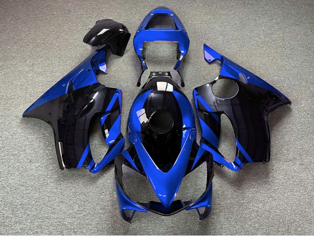 Glänzend Blau & Schwarz 2001-2003 CBR600 F4i Motorrad Verkleidung