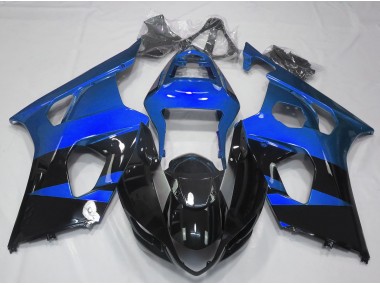 Glänzend Blau & Schwarz 2003-2004 GSXR 1000 Motorrad Verkleidung