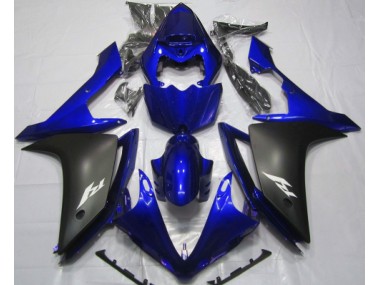 Glänzend Blau & Schwarz 2007-2008 R1 Motorrad Verkleidung
