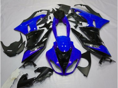 Glänzend Blau & Schwarz 2009-2012 ZX6R Motorrad Verkleidung