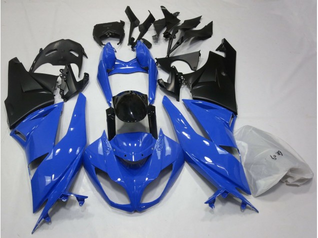 Glänzend Blau & Schwarz 2009-2012 ZX6R Motorrad Verkleidung