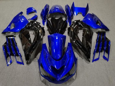 Glänzend Blau & Schwarz 2012-2021 ZX14R Motorrad Verkleidung