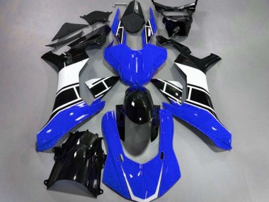 Glänzend Blau Weiß & Schwarz 2015-2019 R1 Motorrad Verkleidung