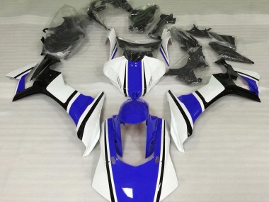 Glänzend Weiß Blau & Schwarz 2015-2019 R1 Motorrad Verkleidung