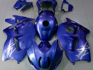 Glänzend Blau & Silber Logo 1997-2007 GSXR 1300 Motorrad Verkleidung
